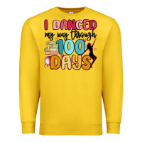 Lemon i danced my way through 100 days Premium Sweatshirt - MaliasSmallBusiness