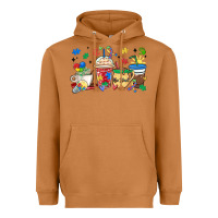 Meerkat autism awareness day coffee cups Heavyweight Hoodie - MaliasSmallBusiness