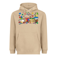 Mushroom autism awareness day coffee cups Heavyweight Hoodie - MaliasSmallBusiness