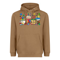 Toasted Coconut autism awareness day coffee cups Heavyweight Hoodie - MaliasSmallBusiness