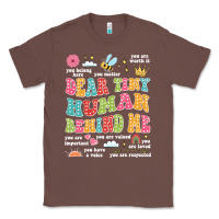 Chestnut customized teacher dear tiny human behind me back Classic Tee - JahusDesignShop