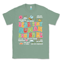 Sage customized teacher dear tiny human behind me back Classic Tee - JahusDesignShop