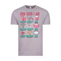 Vintage Zinc god says i am Vintage Tee - texasbilliewilder