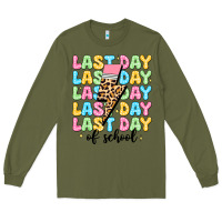 Army Green last day of school Long Sleeve Tee - JahusDesignShop
