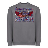 Storm American mama with cowboy Heavyweight Sweatshirt - texasbilliewilder