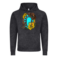Vintage Arctic western turquoise gemstone Vintage Hoodie - Zillion Design Studio