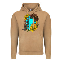 Western Turquoise Gemstone Vintage Hoodie | Teevron