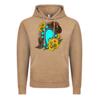 Vintage Coffee western turquoise gemstone Vintage Hoodie - Zillion Design Studio
