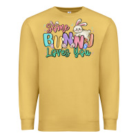 Antique Gold some bunny loves you easter Premium Sweatshirt - MaliasSmallBusiness