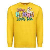 Lemon some bunny loves you easter Premium Sweatshirt - MaliasSmallBusiness