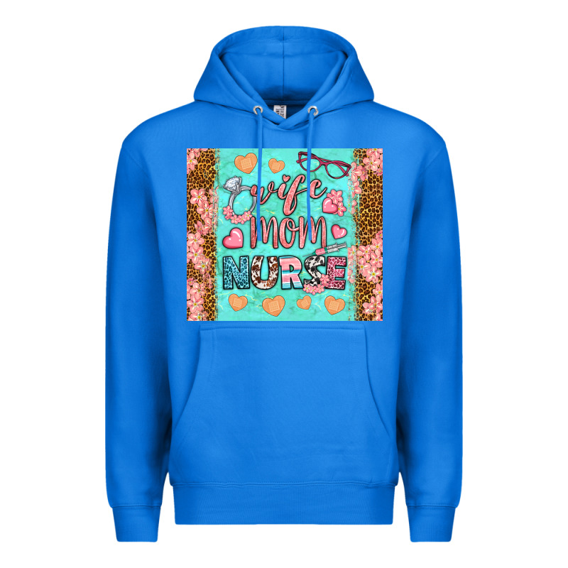 Wife Mom Nurse Tumbler Premium Hoodie by BundleAndBundleShop | Teevron