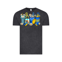 Vintage Black down syndrome coffee cups Vintage Tee - Zillion Design Studio