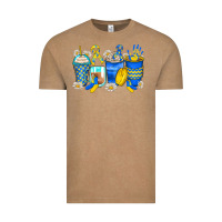 Vintage Coffee down syndrome coffee cups Vintage Tee - Zillion Design Studio