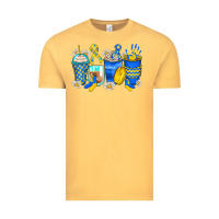 Vintage Mustard down syndrome coffee cups Vintage Tee - Zillion Design Studio
