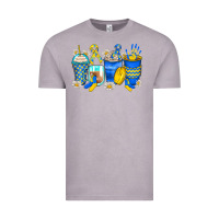 Vintage Zinc down syndrome coffee cups Vintage Tee - Zillion Design Studio