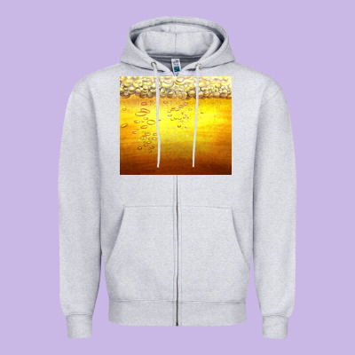 Beer Bubble Zipper Hoodie Designed By Adodesignshop