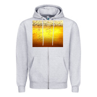 Heather Grey beer bubble Zipper Hoodie - AdoDesignShop