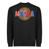 Black American mama with lightning bolt Heavyweight Sweatshirt - texasbilliewilder