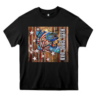 Black Western Reel Cool Dad American Heavy Core Tee - LillyAllenDesigns