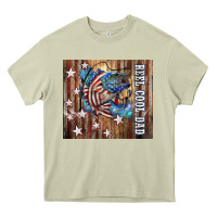 Mossy Western Reel Cool Dad American Heavy Core Tee - LillyAllenDesigns