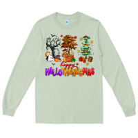 Matcha happy hallothanksmas trees Long Sleeve Tee - AdoDesignShop