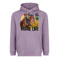 Lavender livin the rural life Heavyweight Hoodie - MaliasSmallBusiness