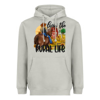 Moon Dust livin the rural life Heavyweight Hoodie - MaliasSmallBusiness
