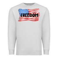Dove Grey freedom usa Premium Sweatshirt - MaliasSmallBusiness