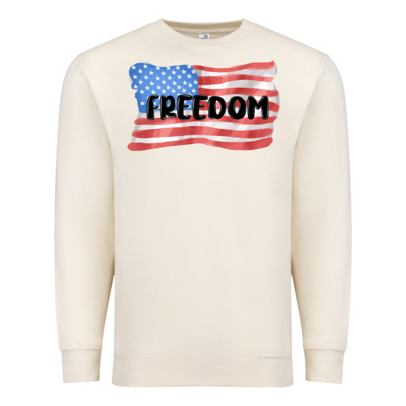 Freedom Usa Premium Sweatshirt by MaliasSmallBusiness | Teevron