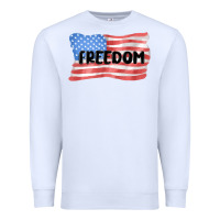 White freedom usa Premium Sweatshirt - MaliasSmallBusiness