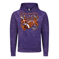 Cloud Purple busy raising ballers football Vintage Hoodie - texasbilliewilder