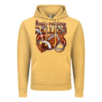 Vintage Mustard busy raising ballers football Vintage Hoodie - texasbilliewilder