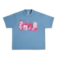 Pebble Blue breast cancer coffee cups Urban Heavy Tee - Zillion Design Studio