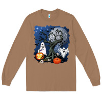 Toasted Coconut halloween tree and ghosts Long Sleeve Tee - AdoDesignShop