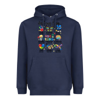 Navy god says  am autism Heavyweight Hoodie - MaliasSmallBusiness