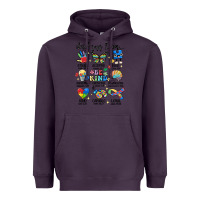 Plum god says  am autism Heavyweight Hoodie - MaliasSmallBusiness