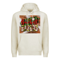 Oatmeal Heather Baseball Dad Tumbler Premium Hoodie - BundleAndBundleShop