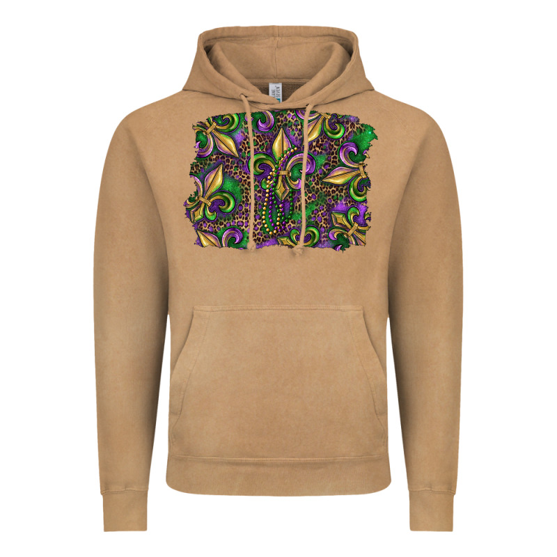 Mardi Gras Fleur De Lis Vintage Hoodie by RanaPortraitStore | Teevron