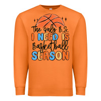 Carrot the only b.s. i need is basketball season Premium Sweatshirt - MaliasSmallBusiness