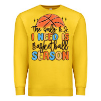 Lemon the only b.s. i need is basketball season Premium Sweatshirt - MaliasSmallBusiness