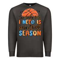 Smoke the only b.s. i need is basketball season Premium Sweatshirt - MaliasSmallBusiness