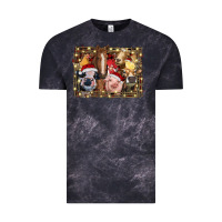 Cloud Black christmas farm animals Vintage Tee - RanaPortraitStore