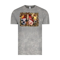 Cloud Rock christmas farm animals Vintage Tee - RanaPortraitStore