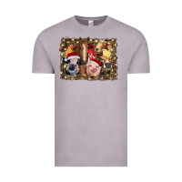 Vintage Zinc christmas farm animals Vintage Tee - RanaPortraitStore