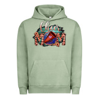 Pigment Oil Green Cheer Mom Urban Hoodie - Bettercallsaul
