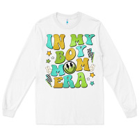 White in my boy mom era Long Sleeve Tee - JahusDesignShop