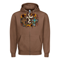 Chestnut cross background Zipper Hoodie - JahusDesignShop