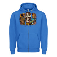 True Royal cross background Zipper Hoodie - JahusDesignShop