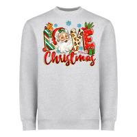Heather Grey love christmas Heavyweight Sweatshirt - Zillion Design Studio