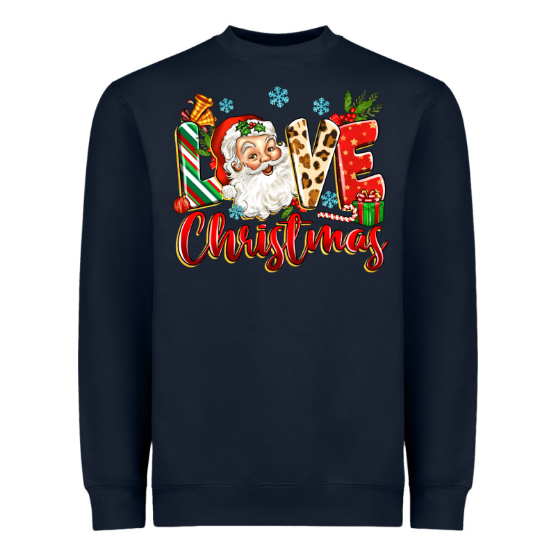 Love Christmas Heavyweight Sweatshirt by Zillion Design Studio | Teevron
